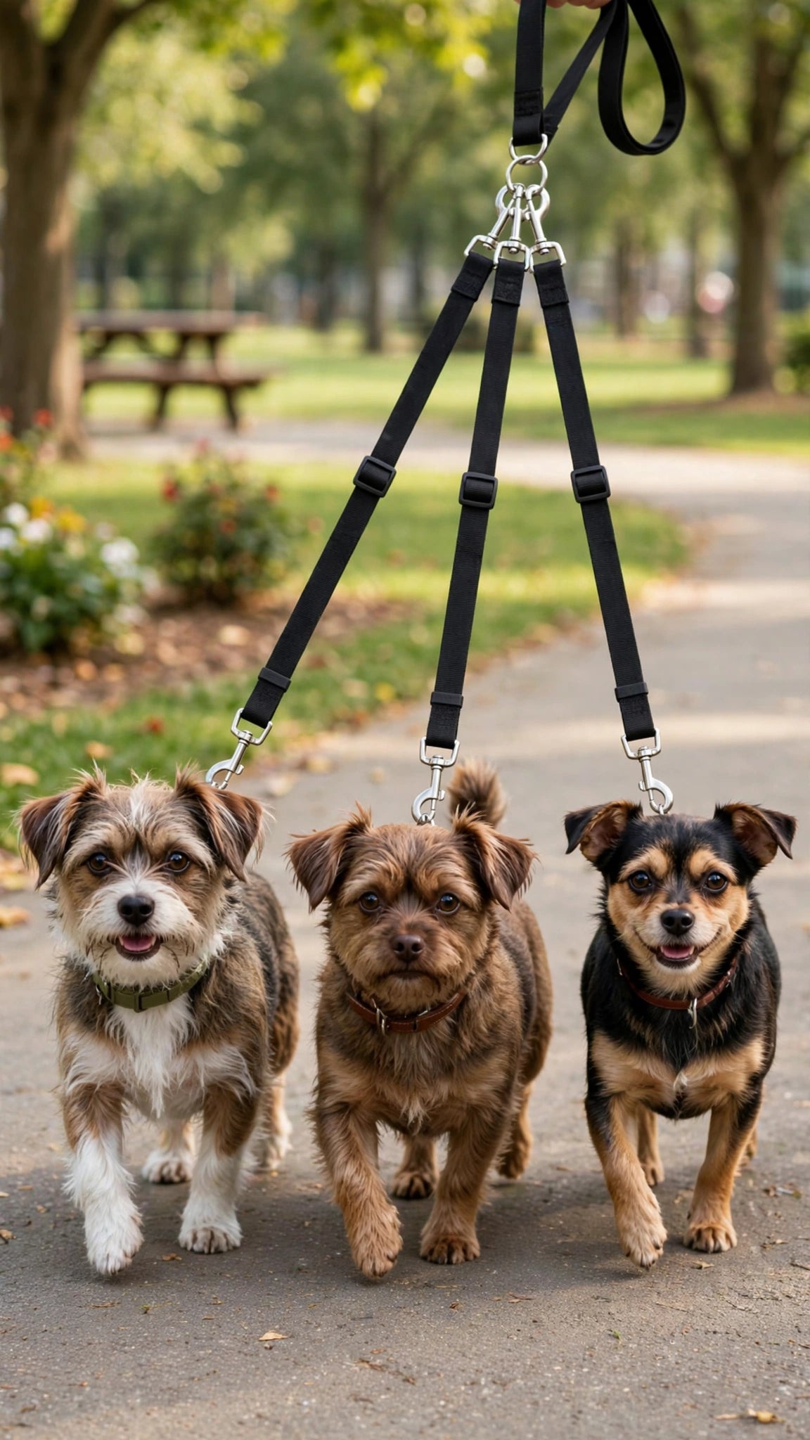 3-in-1 Adjustable Nylon Dog Leash