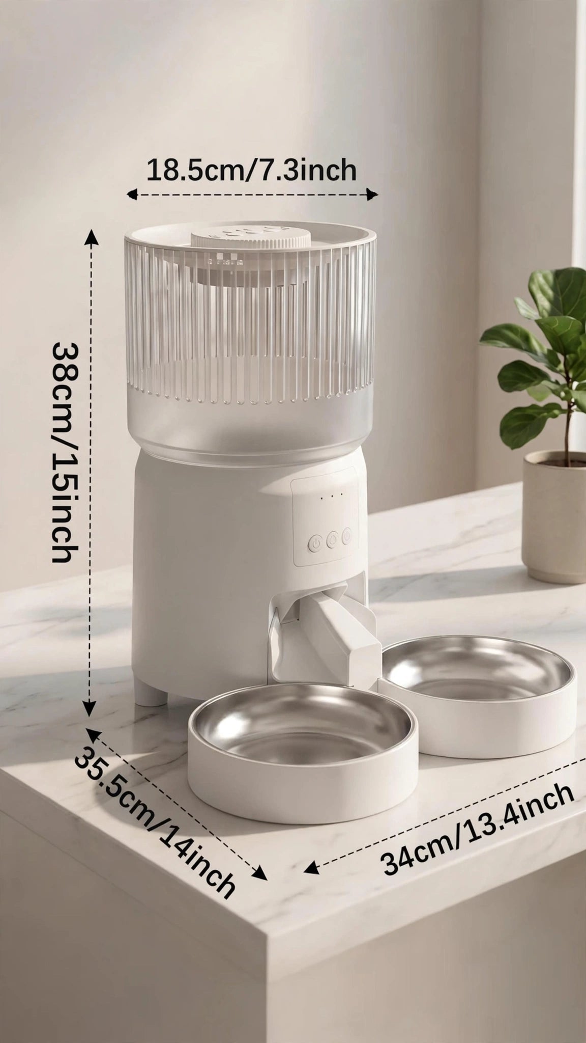 Automatic Pet Feeder for Small Dogs & Cats