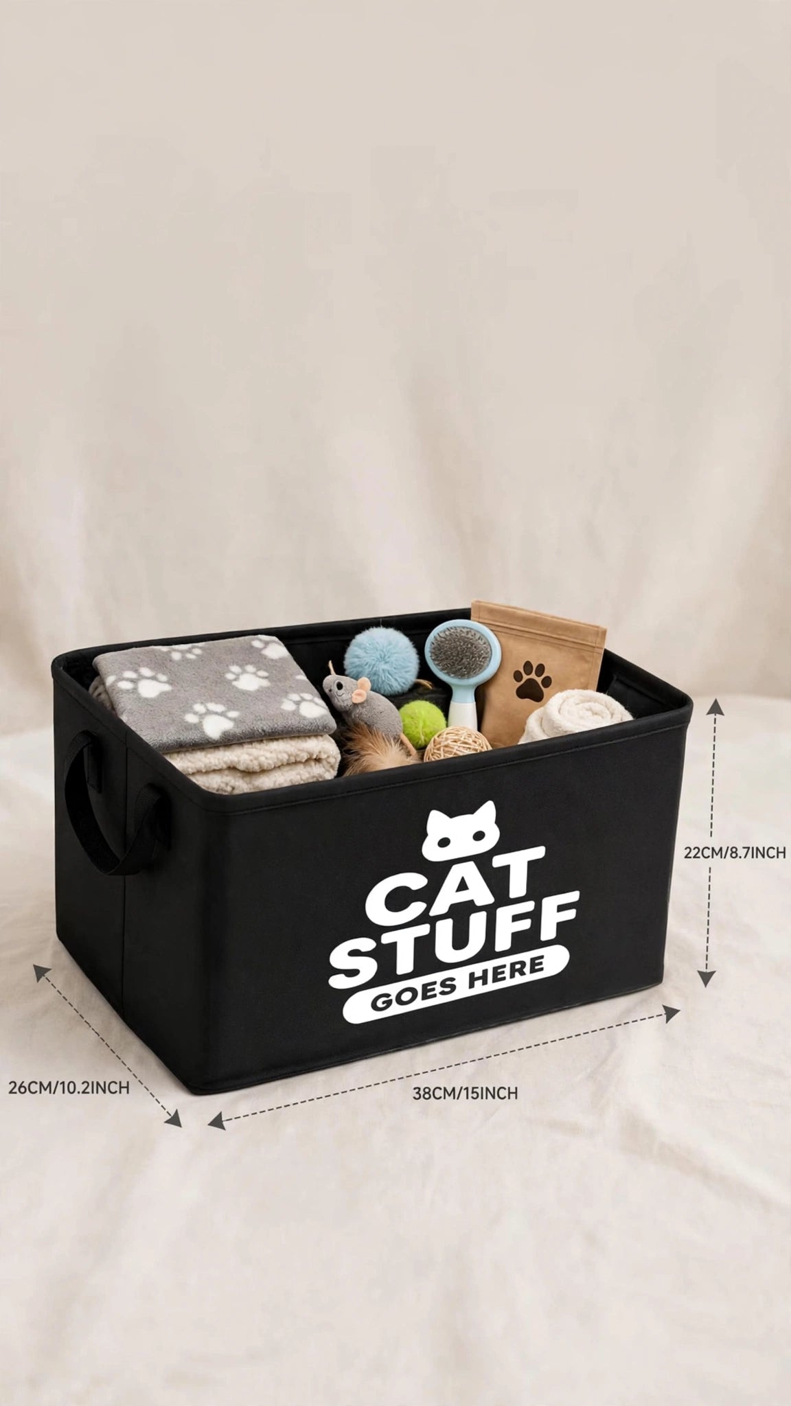 Pet Storage Basket with Handle