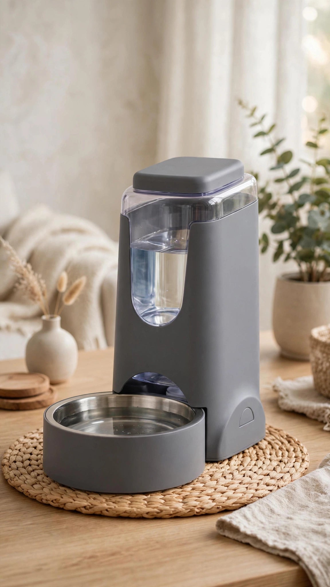 Large-Capacity Pet Feeder & Water Dispenser