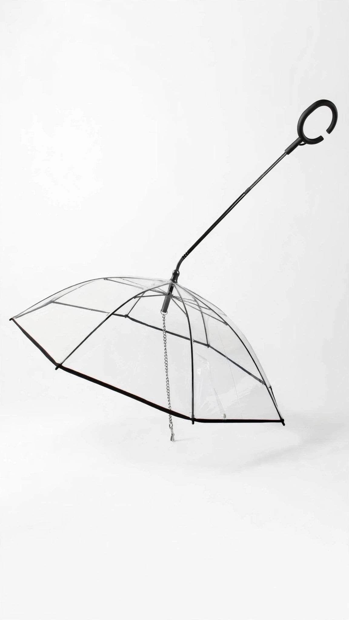 Foldable Dog Umbrella with Adjustable Angle & C-Shaped Handle