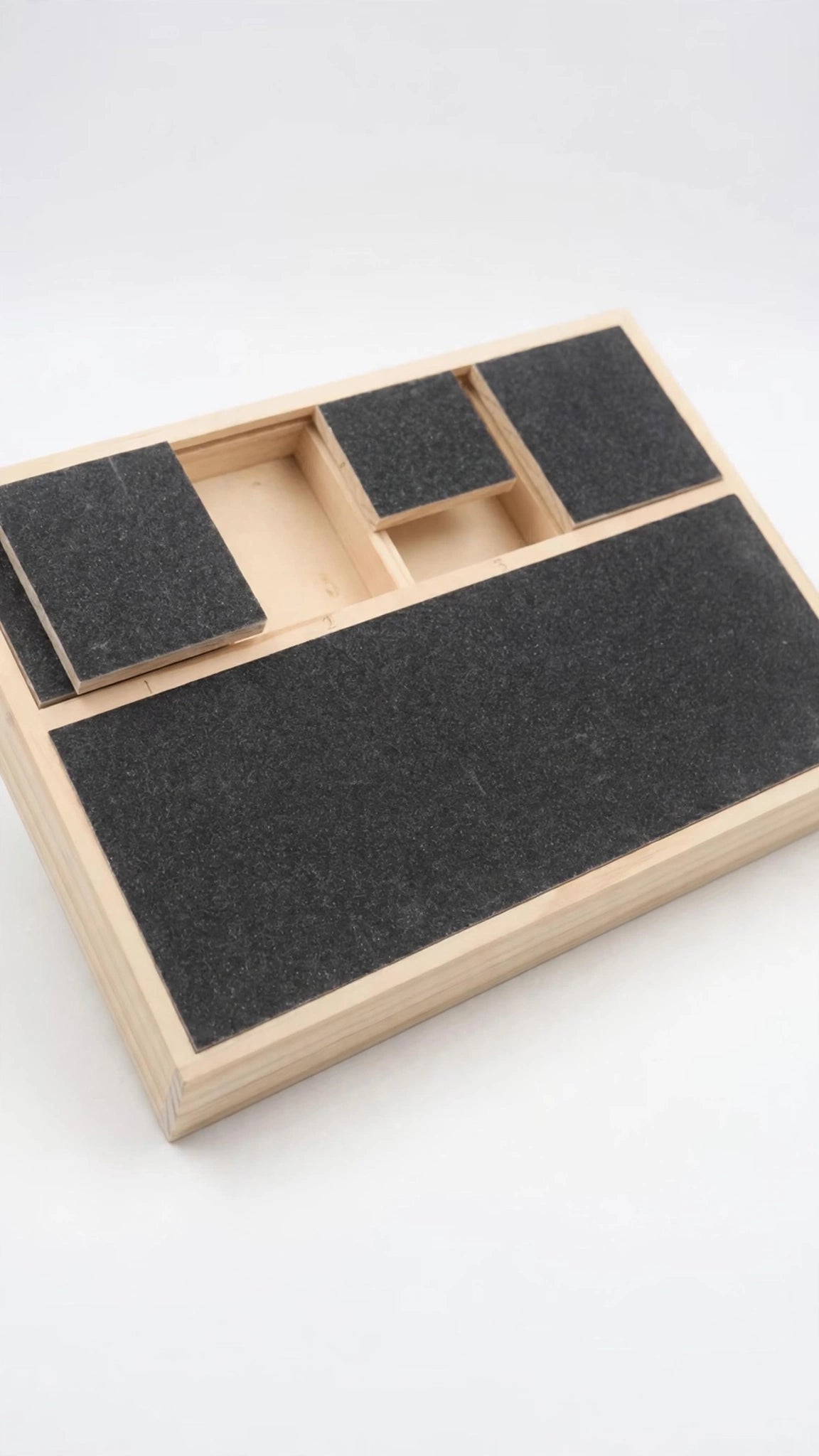 2-in-1 Wooden Pet Puzzle & Nail Filing Board